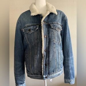Lucky Brand‎ Women’s Sherpa Trucker Jacket Small/Petite